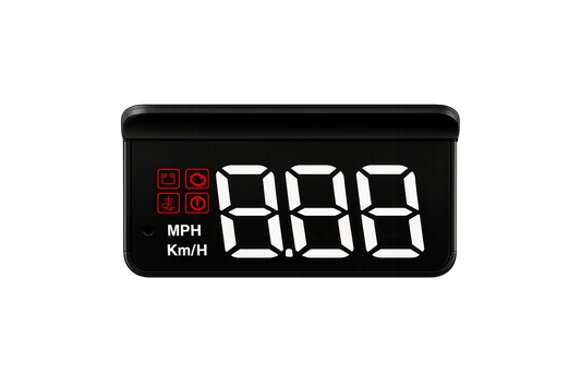 Heads Up Display Pro — GPS speedometer and OBD2 data projected onto your windshield
